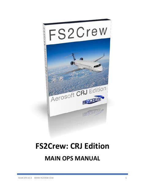 FS2Crew Support Manuals.
